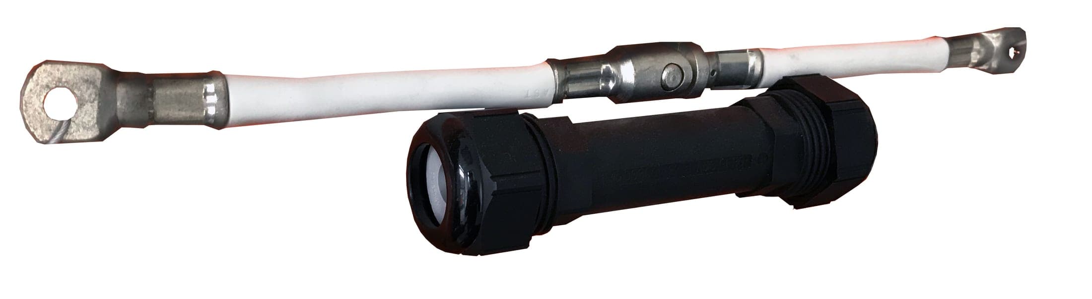 Connection tube IP6K9K with high-current cable