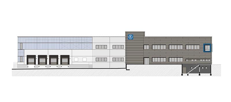 visualization of Apparatebau Kirchheim-Teck GmbH's logistic center